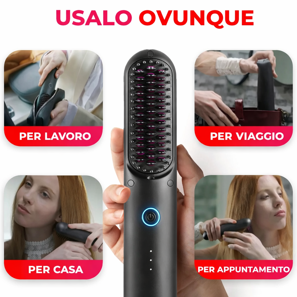 SLEEKA™ | Spazzola Lisciante Wireless