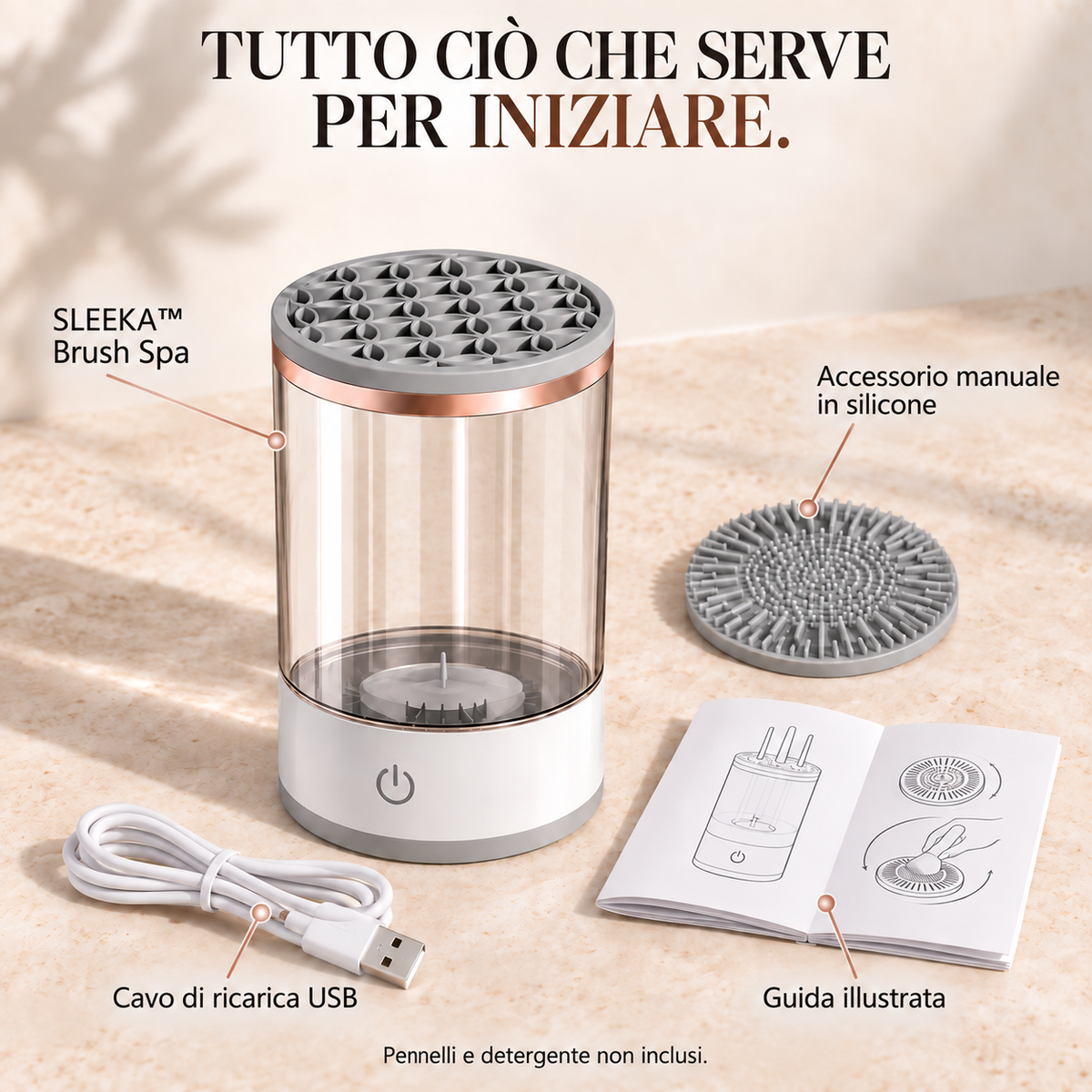 SLEEKA™ Brush Spa