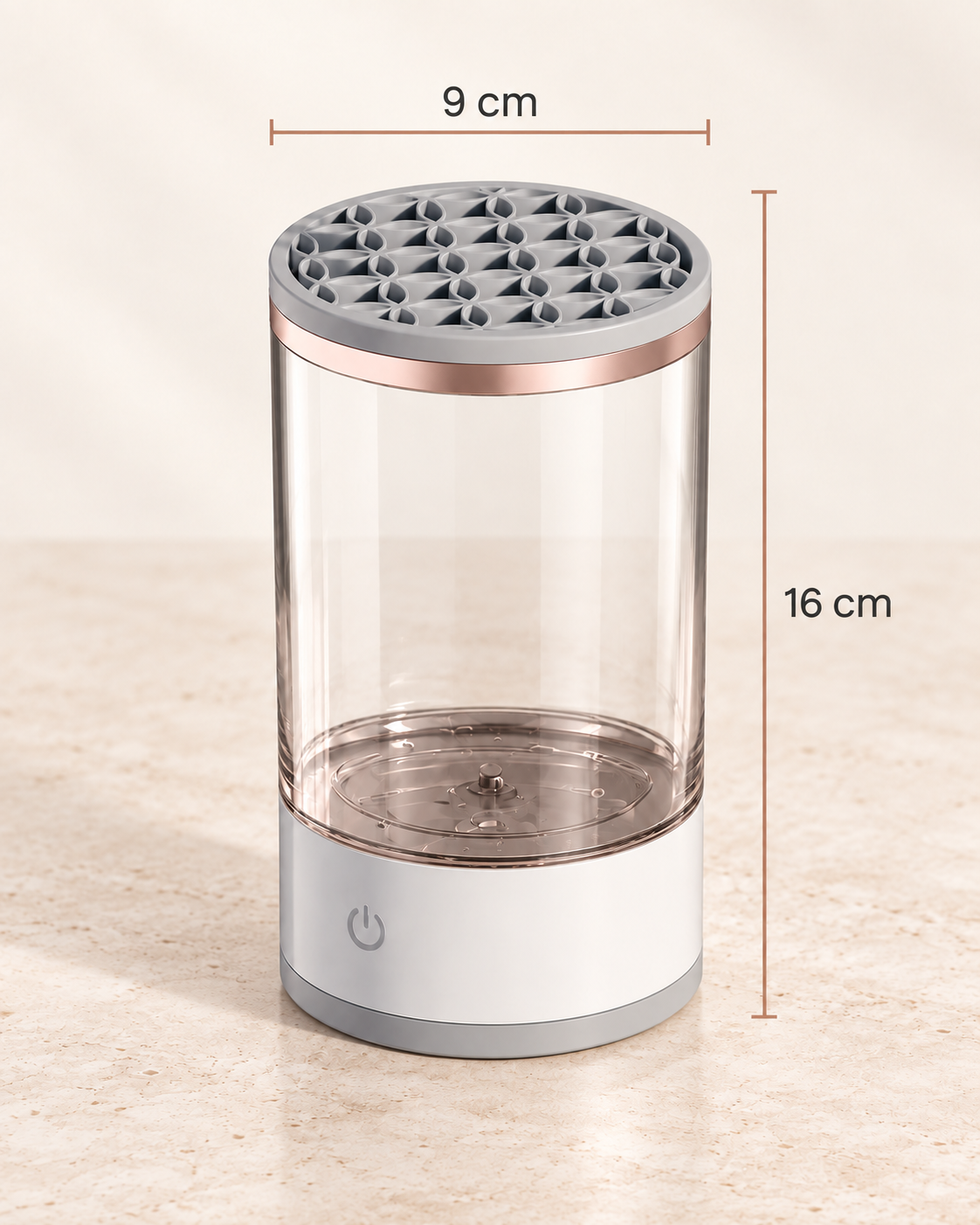 SLEEKA Brush Spa con indicazione delle dimensioni