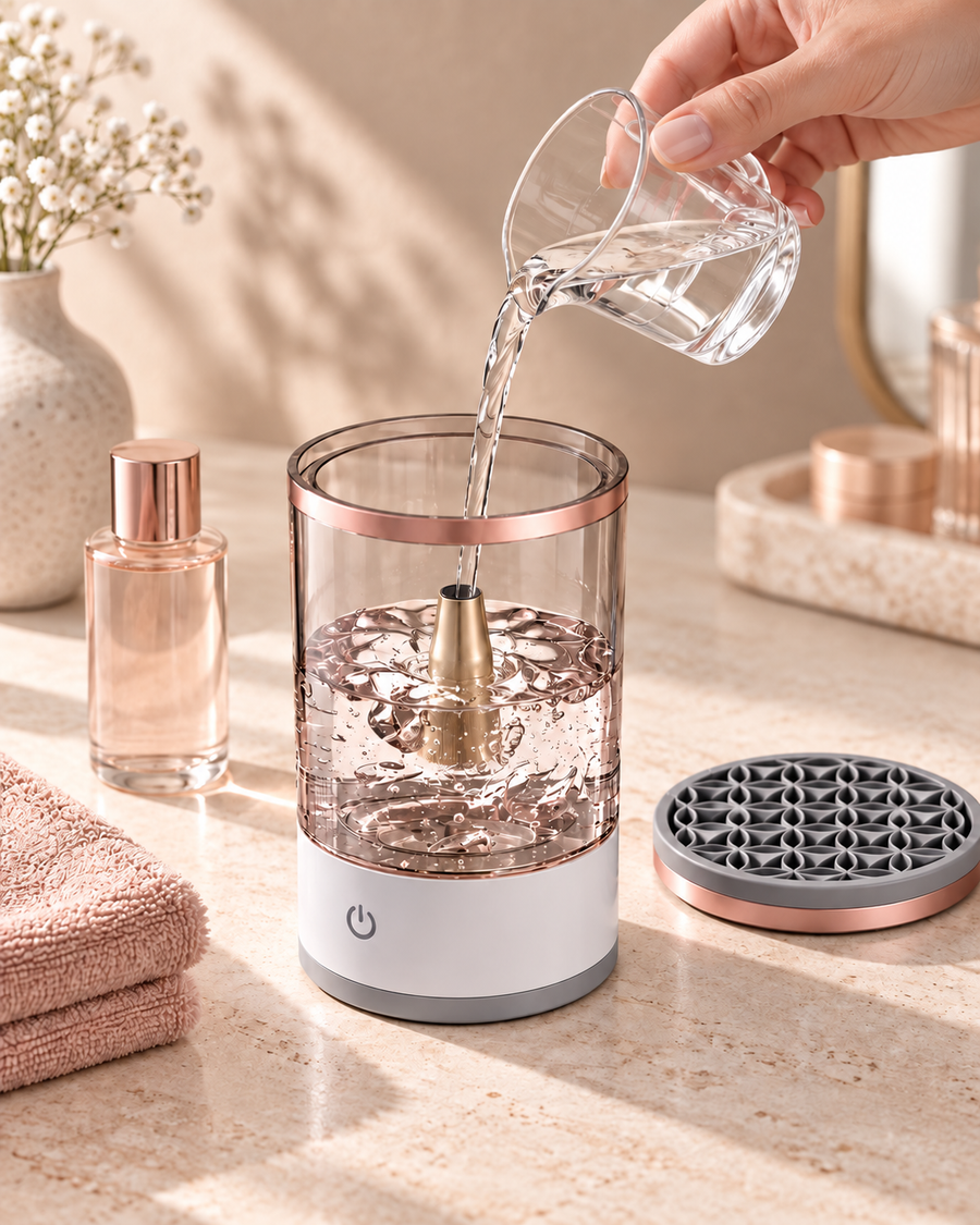 Preparazione di acqua e detergente per pennelli