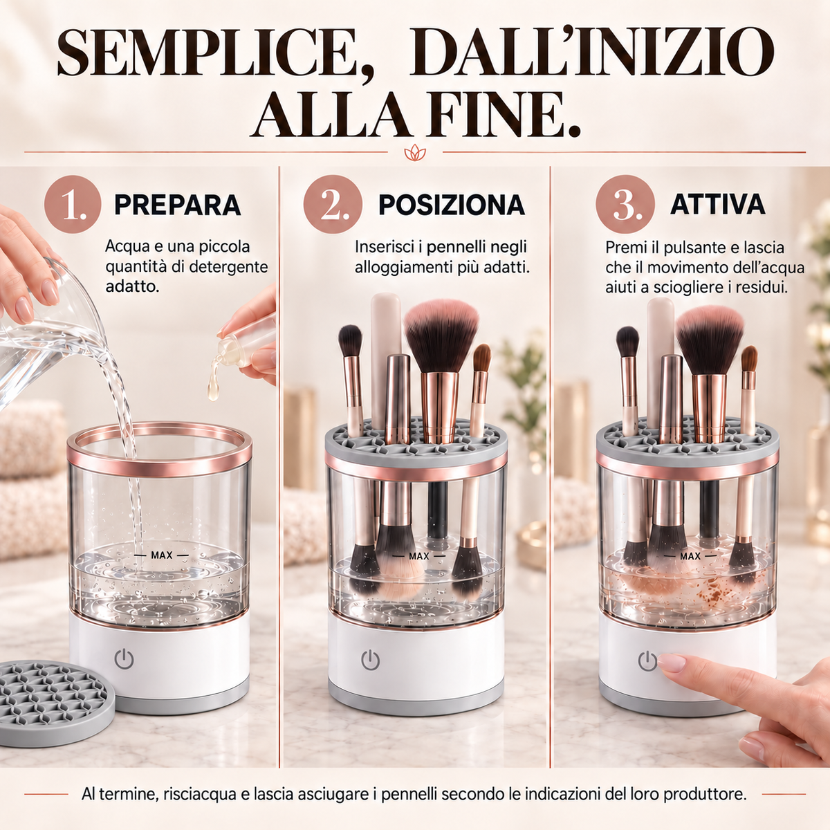 SLEEKA™ Brush Spa