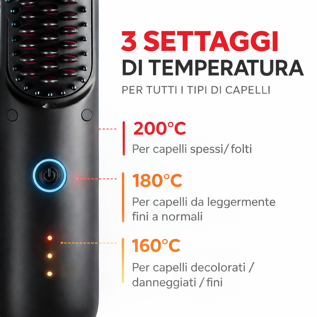 SLEEKA™ – Spazzola Lisciante Senza Fili